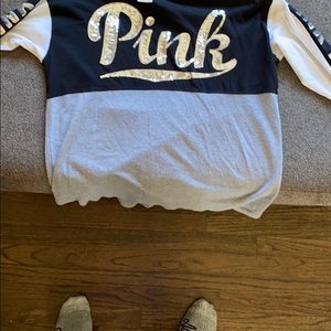 Pink woman’s long sleeve shirt